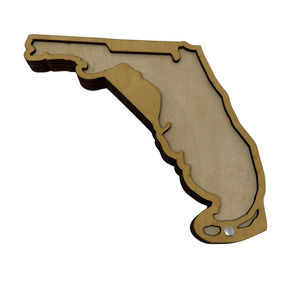 Florida State wood‎ jigsaw puzzle palmetto puzzle works 91 piece unverified